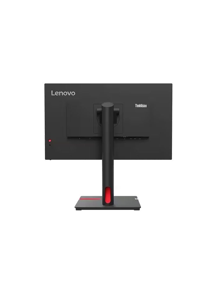 Lenovo - ThinkVision T24i-30 23.8 Inch FHD Monitor With Eyesafe IPS Panel, 60Hz, 4Ms, HDMI, VGA, DP, Phone Holder - Tilt/Swivel/Lift/Pivot Stand Black - Image 1