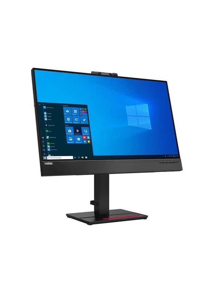 لينوفو - شاشة Think Vision T27hv-20 مقاس 27 بوصة QHD IPS، (2560 × 1440)، (موصلات الإدخال - HDMI 1.4 + DP 1.2+ DPout + USB من النوع C، الكابلات متضمنة) - USB من النوع C، كاميرا ويب مدمجة باللون الأسود - Image 1