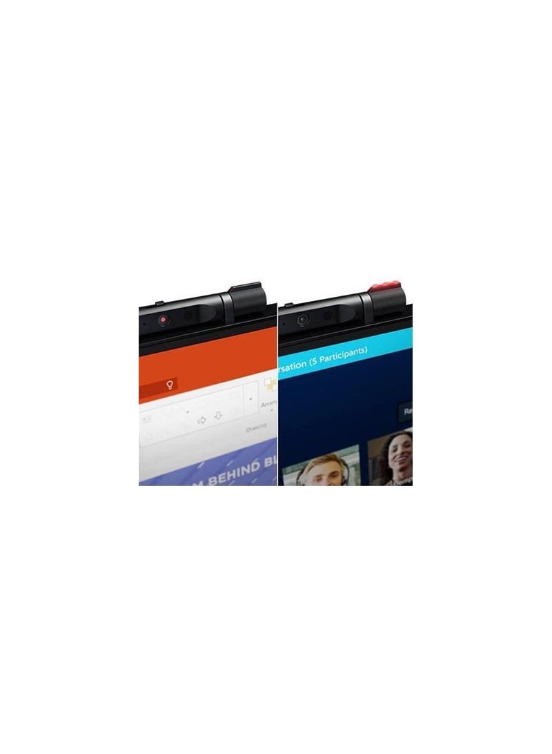 لينوفو - شاشة Think Vision T27hv-20 مقاس 27 بوصة QHD IPS، (2560 × 1440)، (موصلات الإدخال - HDMI 1.4 + DP 1.2+ DPout + USB من النوع C، الكابلات متضمنة) - USB من النوع C، كاميرا ويب مدمجة باللون الأسود - Image 1