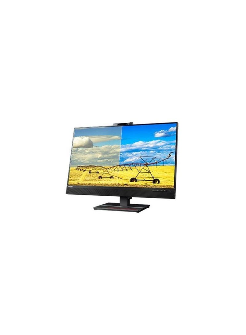 لينوفو - شاشة Think Vision T27hv-20 مقاس 27 بوصة QHD IPS، (2560 × 1440)، (موصلات الإدخال - HDMI 1.4 + DP 1.2+ DPout + USB من النوع C، الكابلات متضمنة) - USB من النوع C، كاميرا ويب مدمجة باللون الأسود - Image 1