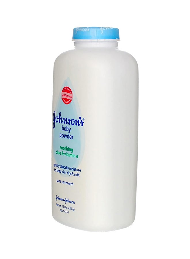 Johnson's Aloe And Vitamin E Baby Powder 15 oz - Image 2