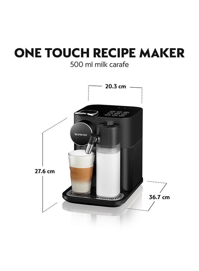Nespresso - Gran Lattissima Espresso Coffee Machine 1.3 L 1450 W F541-ME-BK-NE Black - Image 1