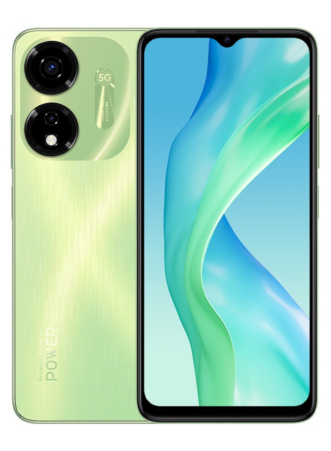 إيتيل - هاتف P55 5G ثنائي الشريحة بلون أخضر نعناعي وذاكرة وصول عشوائي (RAM) سعة 8+8 جيجابايت وذاكرة داخلية سعة 256 جيجابايت يدعم تقنية 5G - إصدار الشرق الأوسط - Image 1