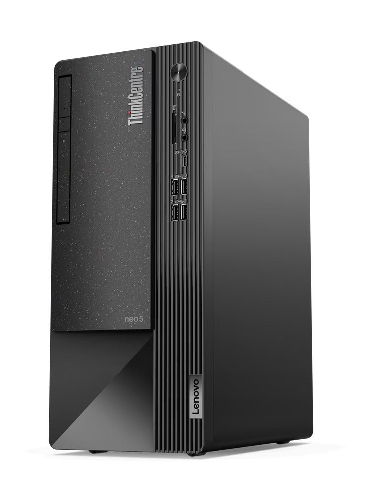 Lenovo - ThinkCentre Neo 50t G3 With Core i5-12400 Processor/8GB DDR4/256GB SSD M.2 G4/DOS(Without Windows)/Integrated Intel UHD Graphics 730 Black - Image 1