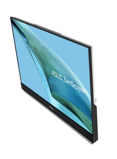 ASUS ZenScreen MB249C portable monitor – 24-inch (23.8 viewable) FHD (1920 x 1080), frameless panel, IPS technology, anti-glare, USB-C®, speakers, carrying handle/kickstand design, C-clamp, partition hook Black  - Image 3