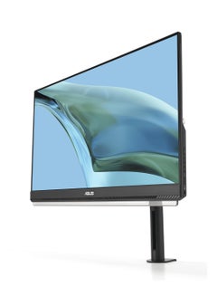ASUS ZenScreen MB249C portable monitor – 24-inch (23.8 viewable) FHD (1920 x 1080), frameless panel, IPS technology, anti-glare, USB-C®, speakers, carrying handle/kickstand design, C-clamp, partition hook Black  - Image 4