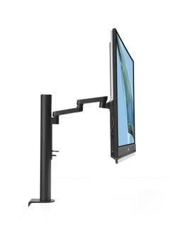 ASUS ZenScreen MB249C portable monitor – 24-inch (23.8 viewable) FHD (1920 x 1080), frameless panel, IPS technology, anti-glare, USB-C®, speakers, carrying handle/kickstand design, C-clamp, partition hook Black  - Image 5