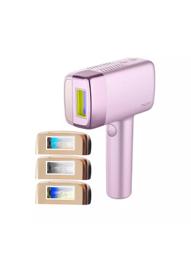 MLAY T14 IPL Laser Hair Removal Machine with Ice Cooling - 3 Lens Hair Removal Lens Acne Removal Lens Glasses Skin Purple - Image 5