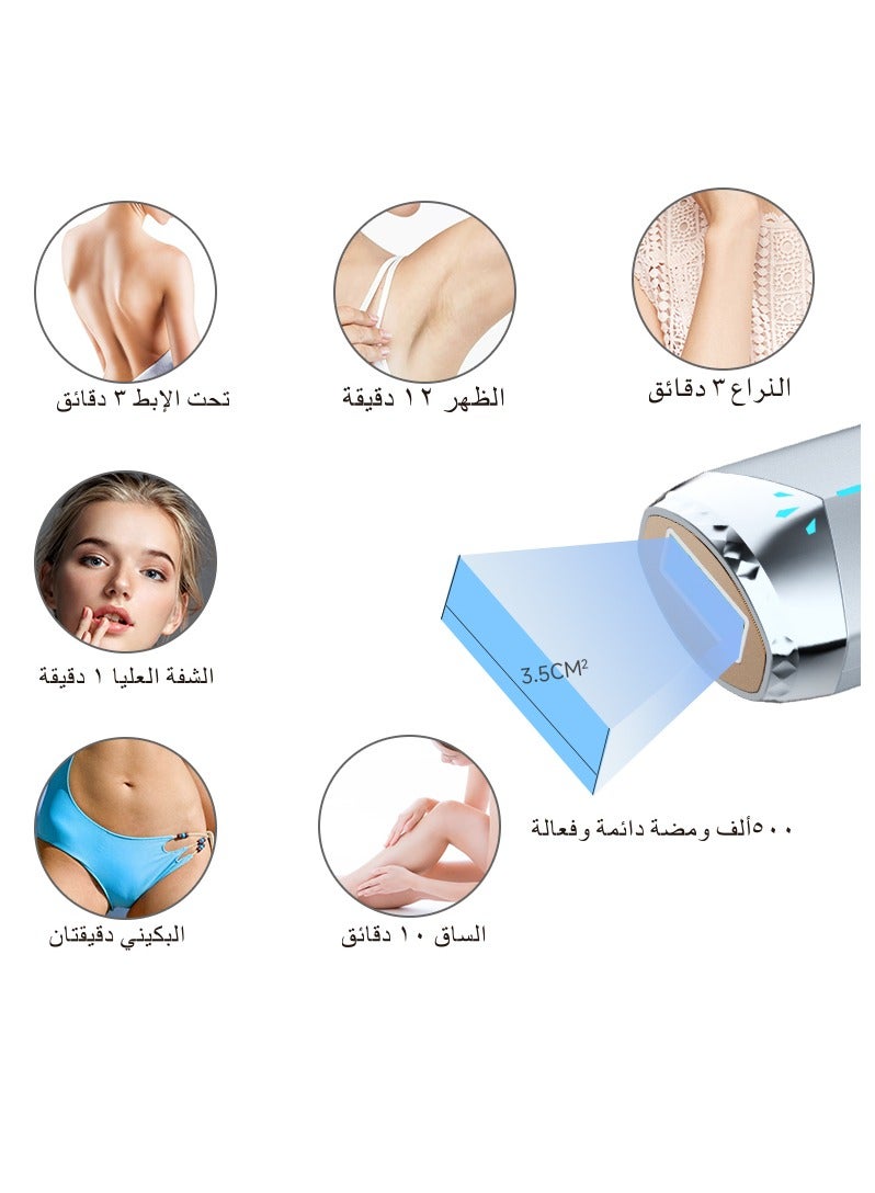 ملاي جهاز إزالة الشعر مزود بخاصية التبريد IPL T18 Gray  - Image 3
