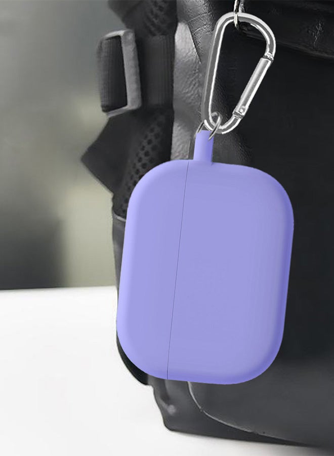 MARGOUN Shockproof Case For Airpod Pro Silicone Protective Case Shockproof Case Ultra Slim Cover With Keychain Carabiner Blue - Image 3