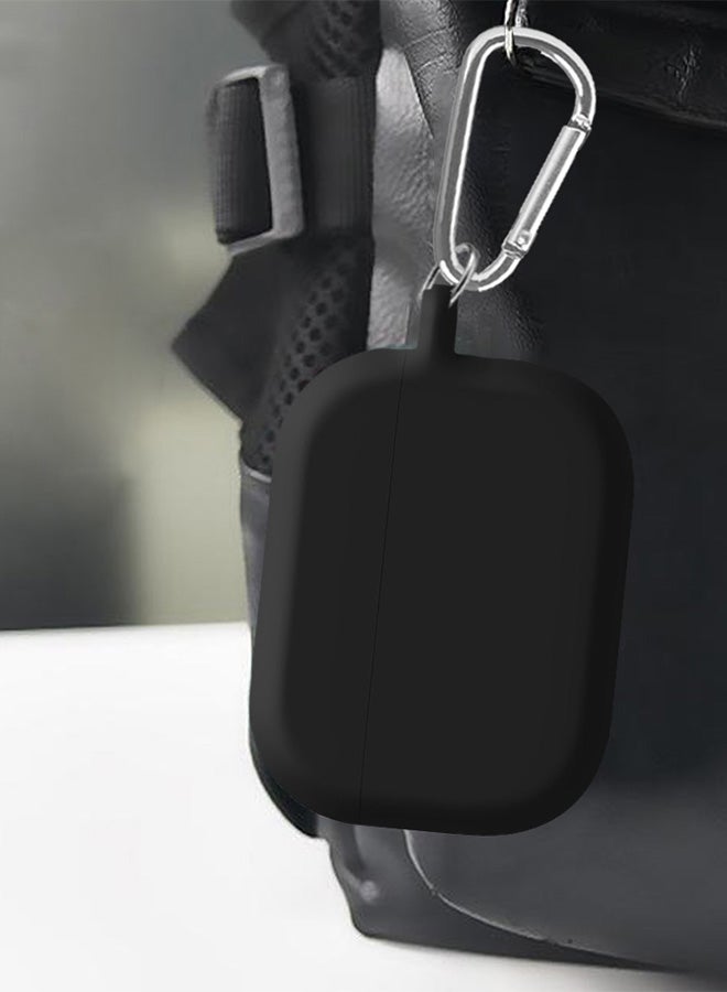 MARGOUN - Shockproof Case For Airpod Pro Shockproof Case Ultra Slim Cover With Keychain Carabiner Black - Image 1