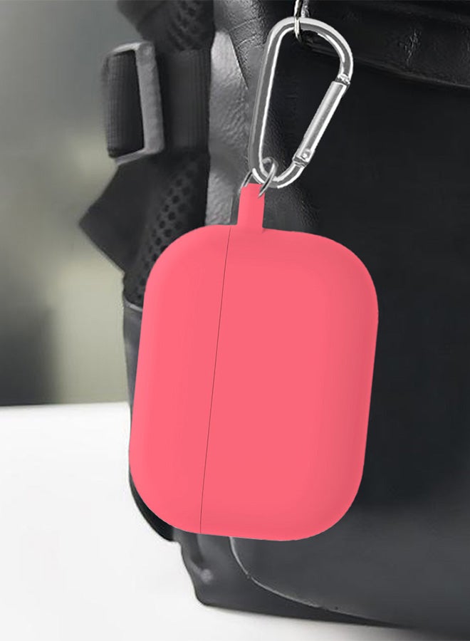 مارجون Shockproof Case For Airpod ProShockproof Case Ultra Slim Cover With Keychain Carabiner Pink - Image 3
