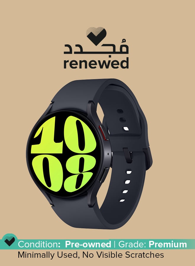 Samsung Renewed - Galaxy Watch 6 44 Mm GPS Smartwatch Graphite - Image 1