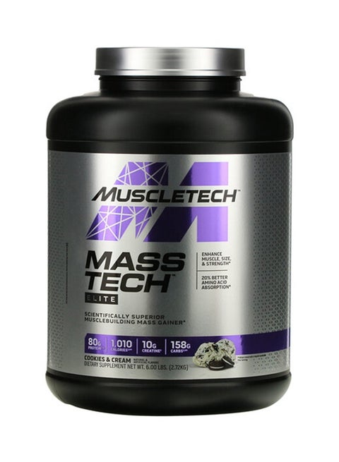 MuscleTech Mass Tech Elite Cookies and Cream 6lbs US (RB)
