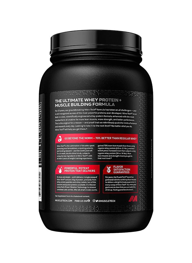 MuscleTech - MuscleTech Nitro Tech Vanilla Cream 2.2lbs US (RB) - Image 1