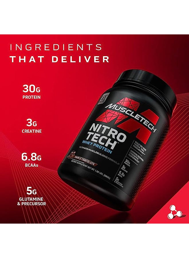 MuscleTech - MuscleTech Nitro Tech Vanilla Cream 2.2lbs US (RB) - Image 1