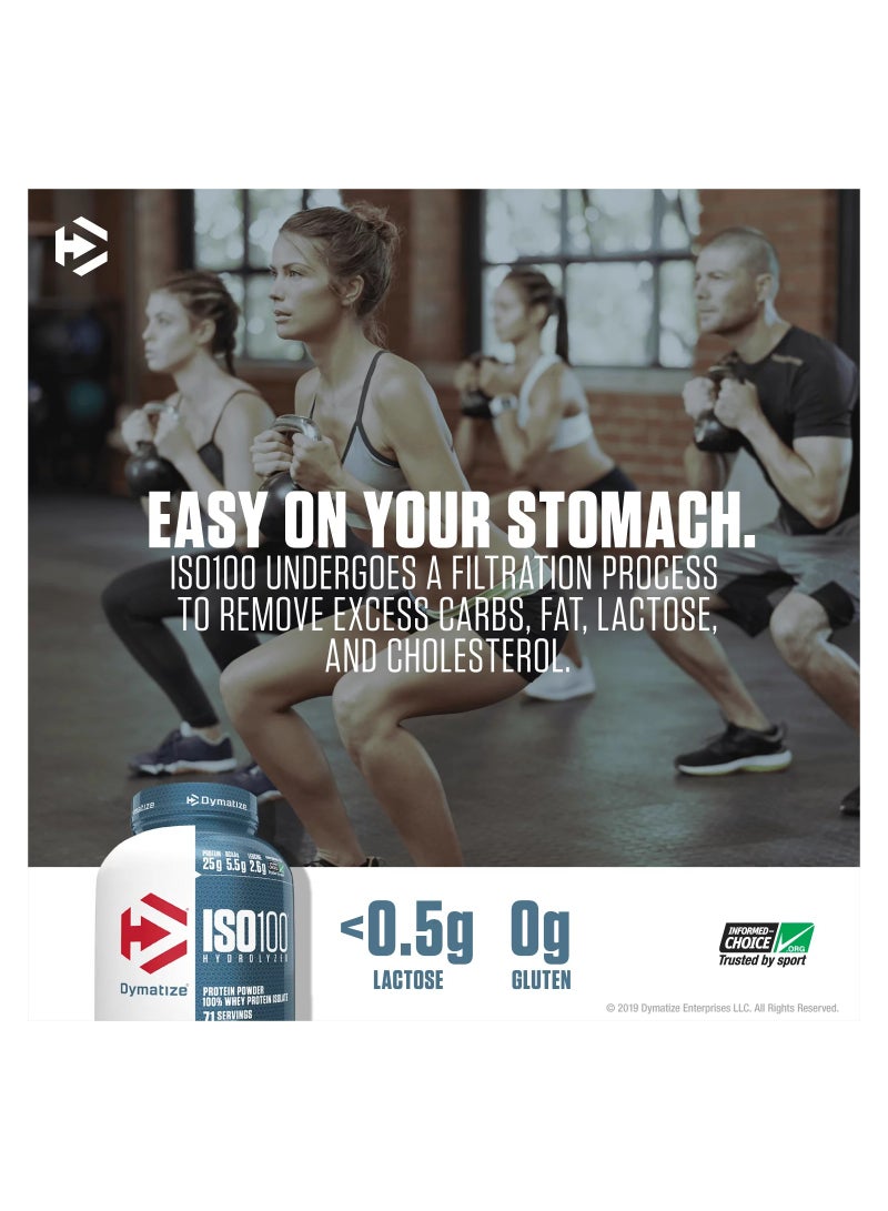 Dymatize - ISO 100 Gourmet Chocolate 650 gm, 20 Servings - Image 1