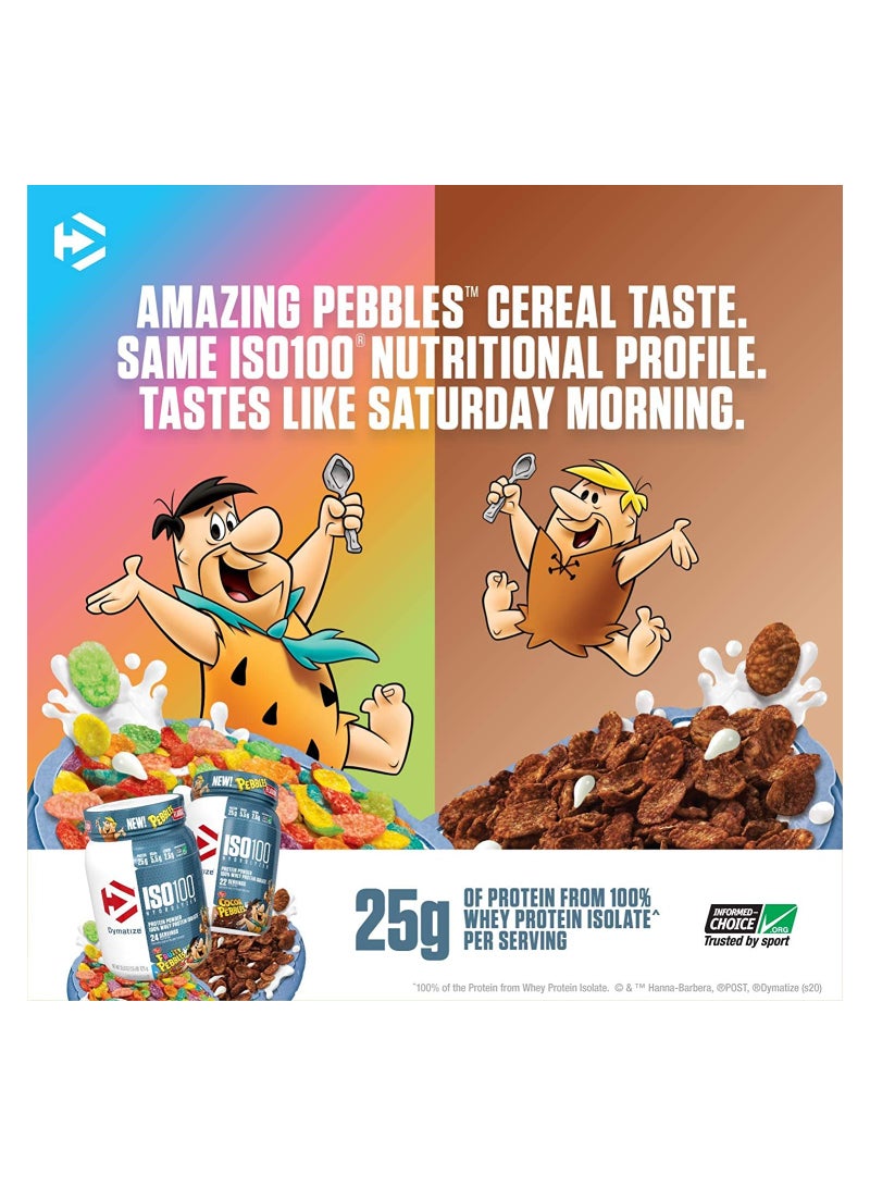 ديماتيز بروتين ISO 100 3 رطل حصى الكاكاو - 1.4 كجم - Image 3