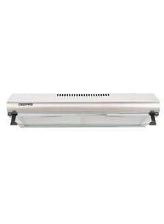 GEEPAS 60 CM Slim Hood With Charcoal Filter/ Chimney With 200 m3/Hour Suction, 3 Speeds, 1X2 Watts LED, 3 Layers Aluminium Filter, 80 W Motor, Stainless Steel Finish Body 82 W GHD611CS Silver  - Image 3