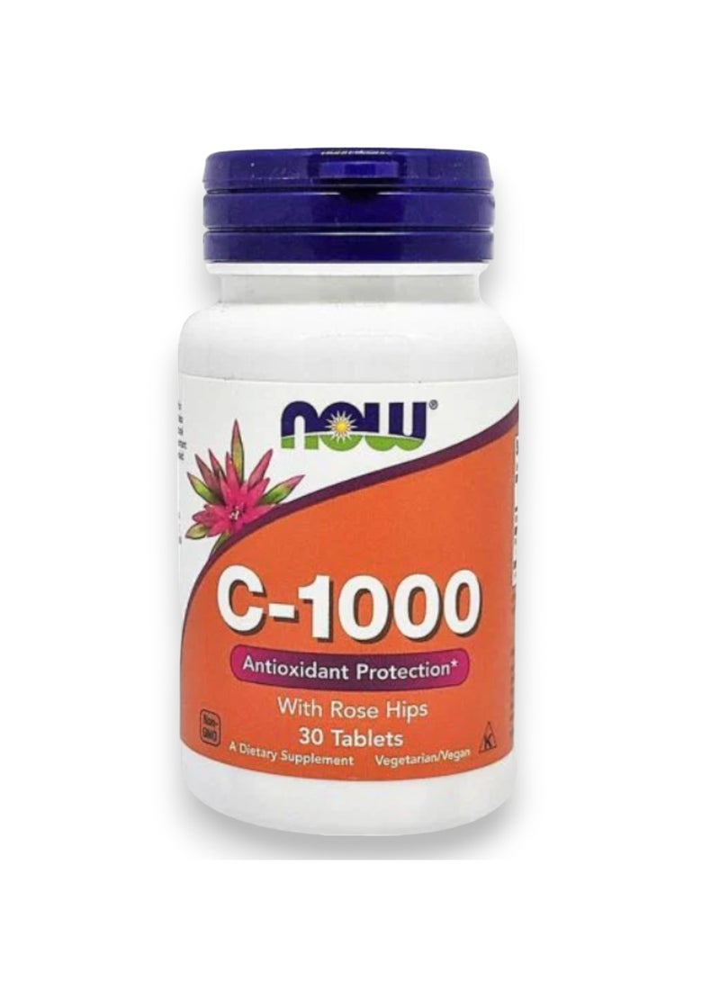 Now Foods C-1000 Antioxidant Protection, 30 Tablets 