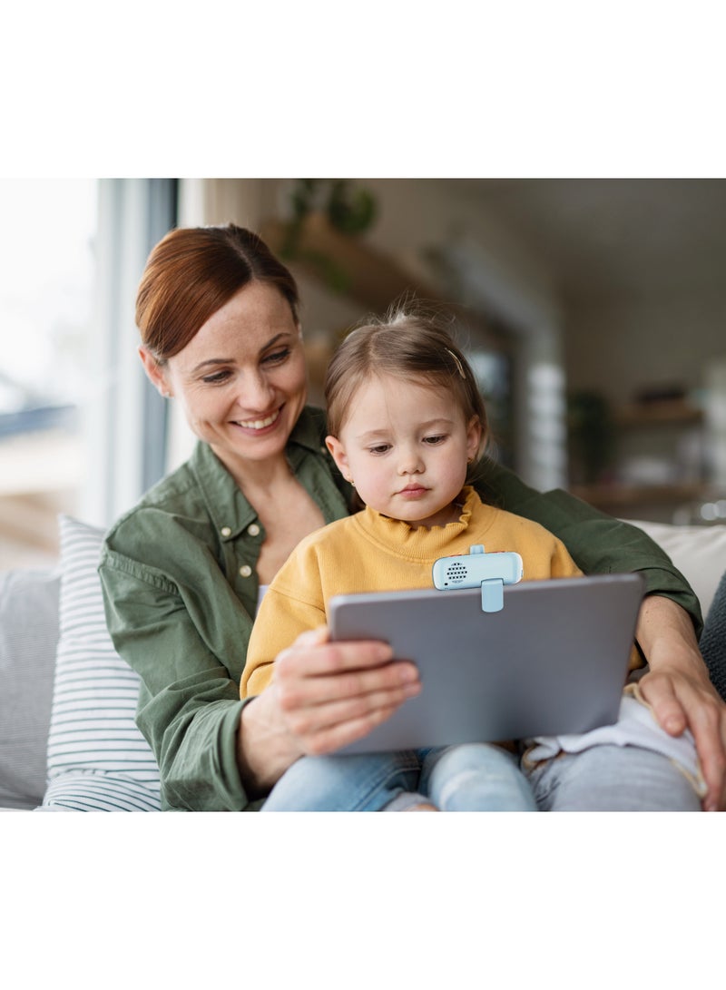 porodo Kids Smart Screen Distancing Alarm Blue - Image 2