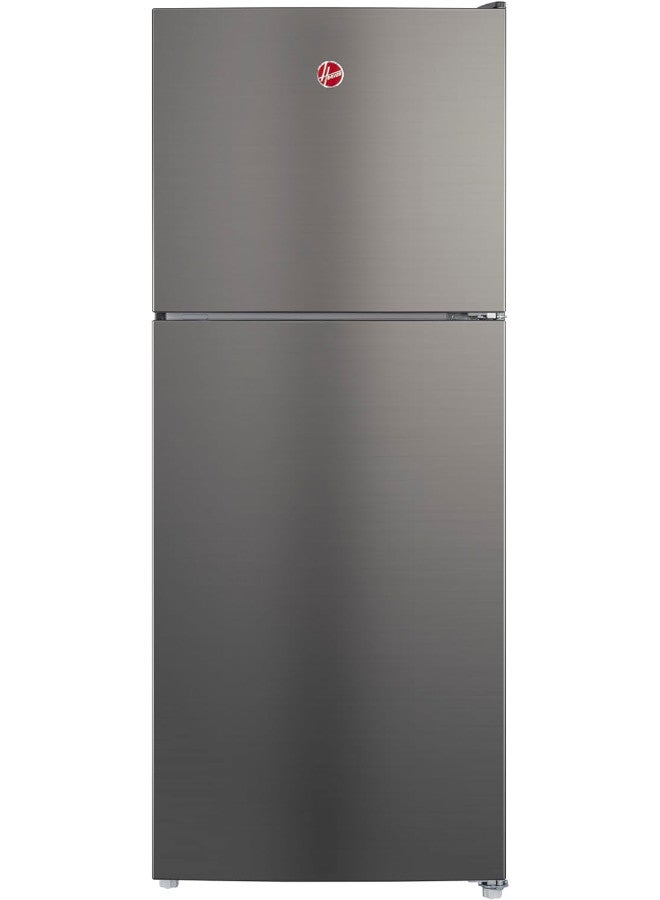 هوفر - Refrigerator Double Door Top Mount HTR-M386-S Grey - Image 1