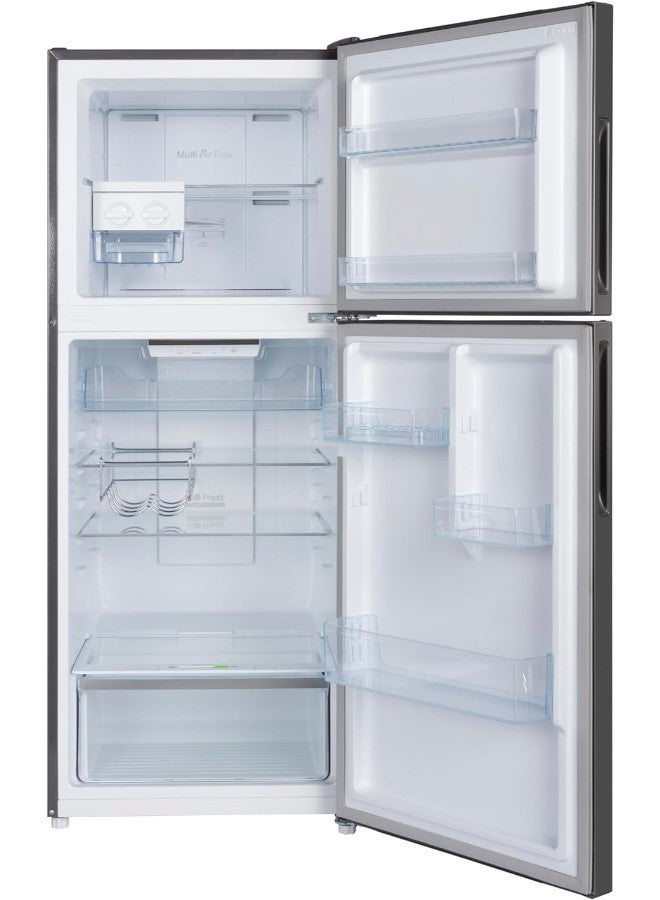 هوفر - Refrigerator Double Door Top Mount HTR-M386-S Grey - Image 1