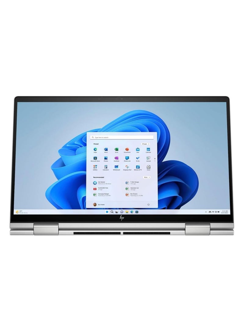 HP - 2023 Newest Slim Envy Convertible-2-In-1 (Upgraded Version) Laptop 14-Inch Display, 13th Generation Core i7-1355U Processor/16GB RAM/1TB SSD/Intel Iris XE Graphics/Windows 11/ English silver - Image 1