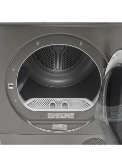 HOOVER Front Loading Tumble Clothes Dryer  8kg Capacity 16 Functions Freestanding  Condenser Type  Sensor Drying & Anti Crease  Made in Turkey HCD-V812-S Silver  - Image 2