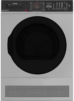 HOOVER Front Loading Tumble Clothes Dryer  8kg Capacity 16 Functions Freestanding  Condenser Type  Sensor Drying & Anti Crease  Made in Turkey HCD-V812-S Silver  - Image 1