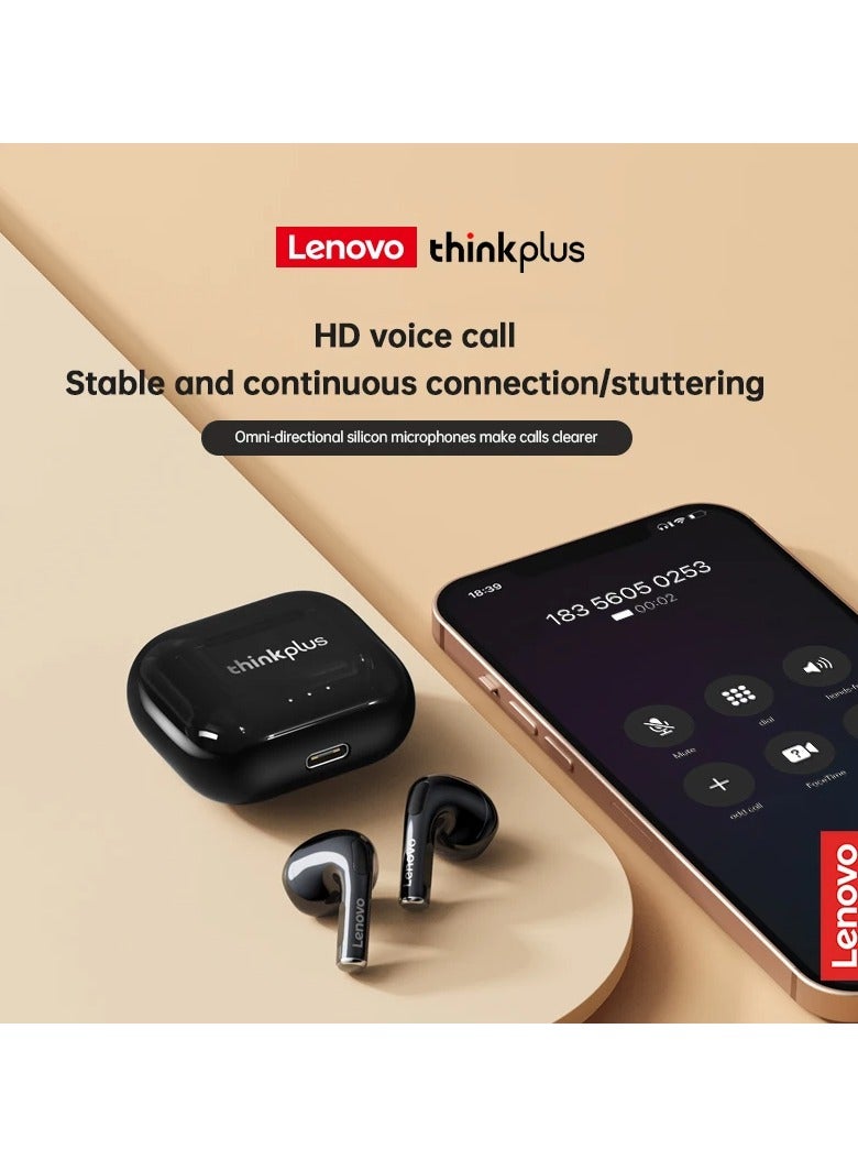 Lenovo LP40 II Earphones Original TWS Wireless Bluetooth 5.3 Headphones Sport Noise Reduction Touch Control Earbudss White  - Image 3