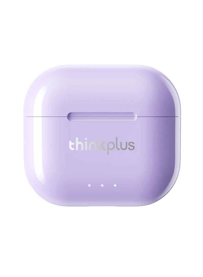 Lenovo LP40 II Earphones Original TWS Wireless Bluetooth 5.3 Headphones Sport Noise Reduction Touch Control Earbudss Purple  - Image 1