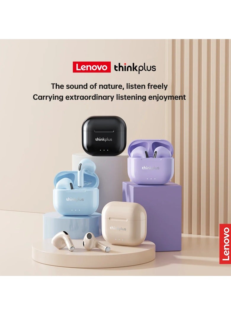 Lenovo LP40 II Earphones Original TWS Wireless Bluetooth 5.3 Headphones Sport Noise Reduction Touch Control Earbudss Purple  - Image 2