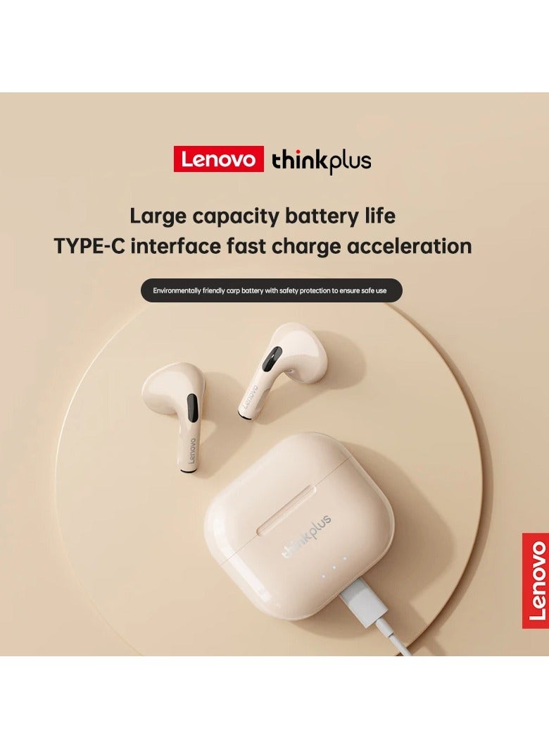 Lenovo LP40 II Earphones Original TWS Wireless Bluetooth 5.3 Headphones Sport Noise Reduction Touch Control Earbudss Purple  - Image 5