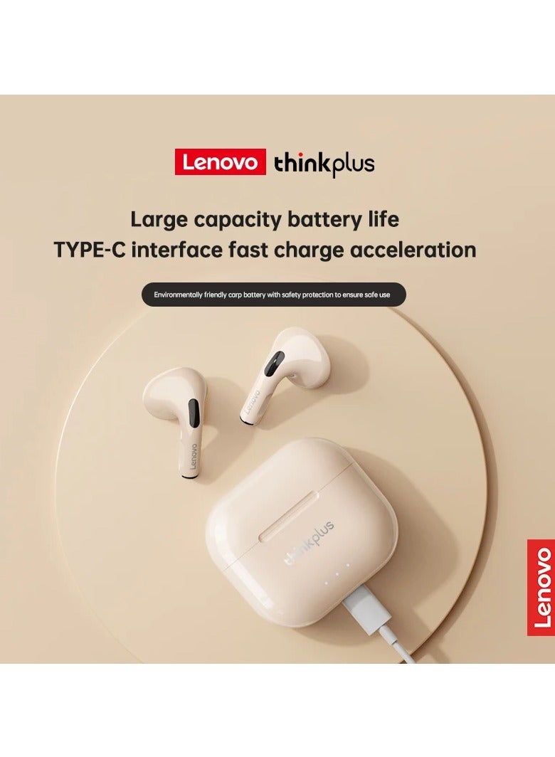 Lenovo LP40 II Earphones Original TWS Wireless Bluetooth 5.3 Headphones Sport Noise Reduction Touch Control Earbudss Black  - Image 5