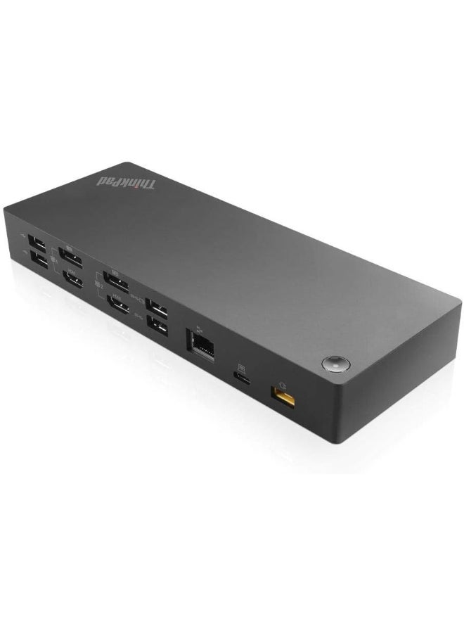 Lenovo - ThinkPad Hybrid USB-C With USB-A Dock Black - Image 1