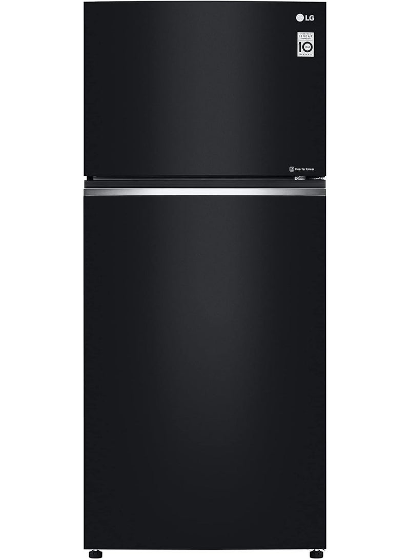 LG Refrigerator 506 Liter - Linear Cooling - Smart Diagnosis - GN-C722SGGL Black Glass - Image 2