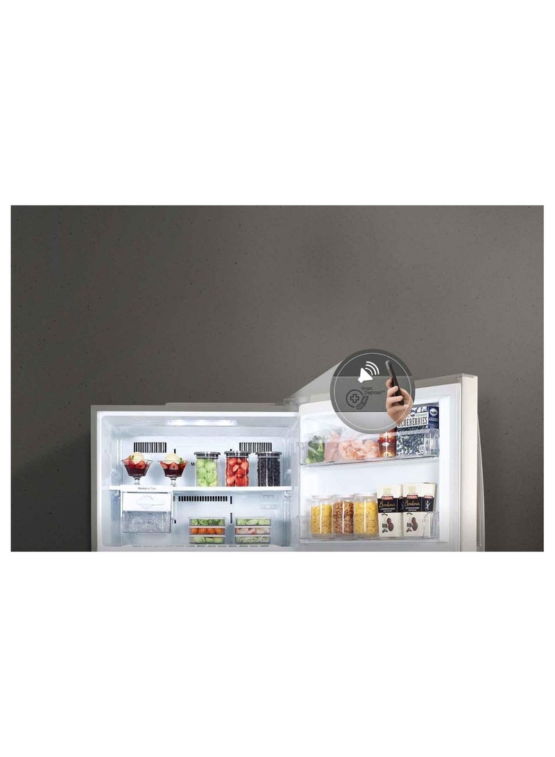 LG Refrigerator 506 Liter - Linear Cooling - Smart Diagnosis - GN-C722SGGL Black Glass - Image 5