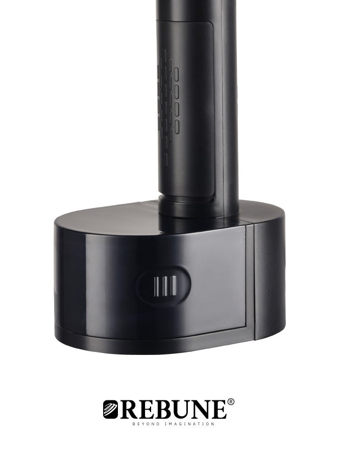 ريبون مكواة بخار يدوية فائقة السرعة، كي رطب/جاف، 3 سرعات بخار مع فرشاة 250 مل 1600 وات RE-3-056W أبيض - Image 4