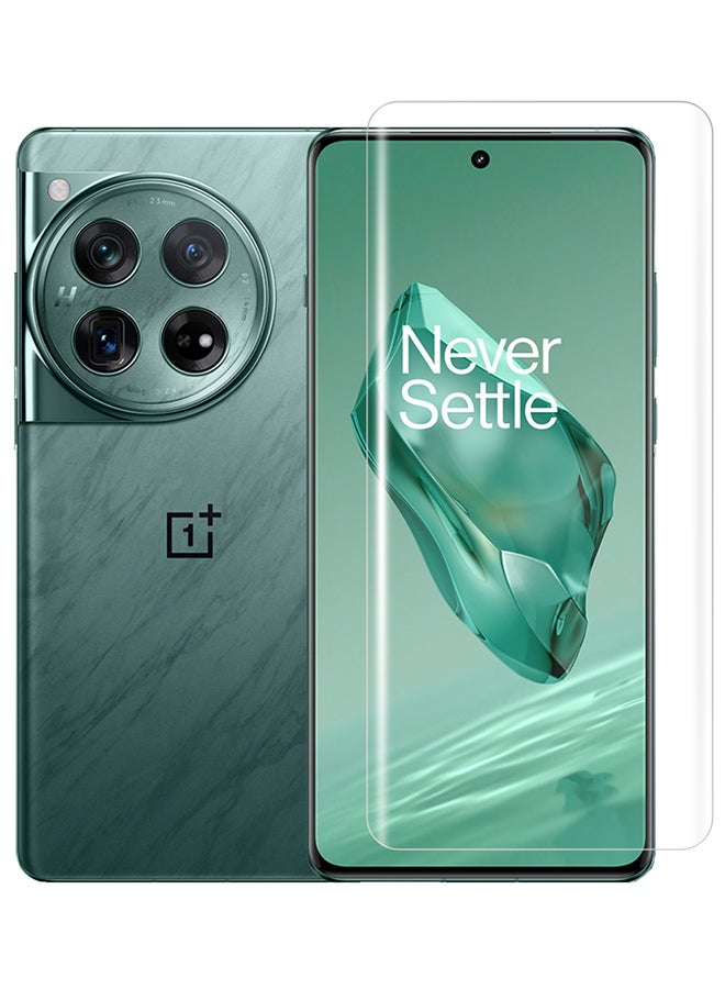 مارجون واقي شاشة Oneplus 12، 9H صلابة HD، مقاوم للخدش، واقي شاشة من الزجاج المقسى للأشعة فوق البنفسجية منحني - Image 2