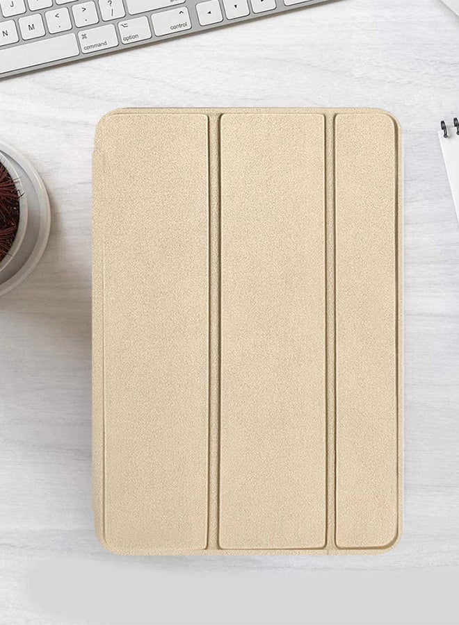MARGOUN iPad Mini 6th Generation Case (2021) Leather Folio Stand Folding Cover Compatible With Apple iPad Mini 6 (8.3 Inch) Rose Gold  - Image 3