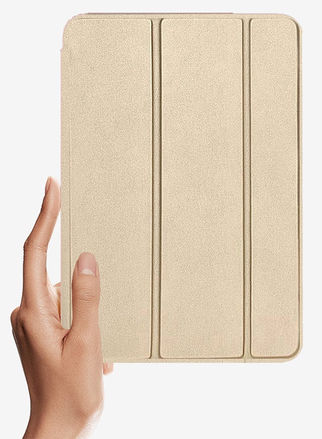 MARGOUN iPad Mini 6th Generation Case (2021) Leather Folio Stand Folding Cover Compatible With Apple iPad Mini 6 (8.3 Inch) Rose Gold  - Image 5