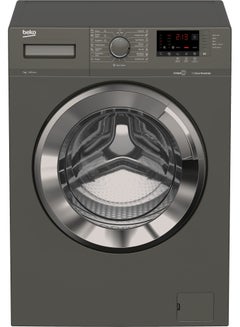 Beko Front Load Washing Machine - 1000 RPM - Smart Pro Inverter Motor - Steam Cure - Digital Screen - 7 kg WTV 7512 XMCI2 Gray  - Image 1