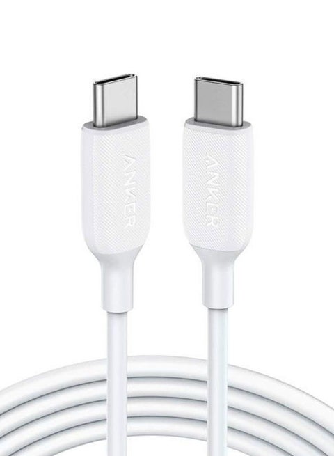 PowerLine III USB-C To USB-C 2.0 Cable 3ft White