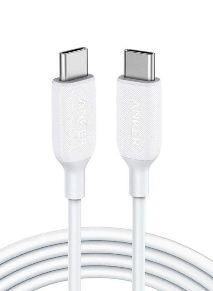 PowerLine III USB-C To USB-C 2.0 Cable 3ft White