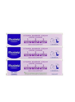 Mustela Pack Of 3 Vitamin 1,2,3 Barrier Baby Cream, 50Ml  - Image 3