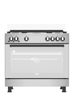 Beko Beko Cooker - 5 Burners - 90 cm - With Oven 111 Liters - Gas Grill - Cooking And Cooling Fan - Stainless -GGR 15115 DX NS 7721889254 Stainless Steel  - Image 1