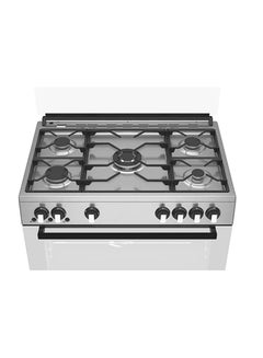 Beko Beko Cooker - 5 Burners - 90 cm - With Oven 111 Liters - Gas Grill - Cooking And Cooling Fan - Stainless -GGR 15115 DX NS 7721889254 Stainless Steel  - Image 2