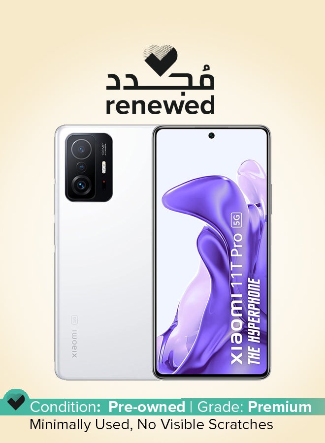 Xiaomi Renewed - 11T Pro 5G Hyperphone Moonlight White 8GB RAM 128GB  - Image 1