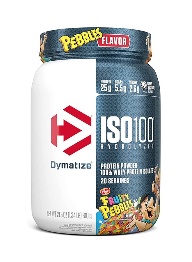 Dymatize ISO 100 20 Serving Fruty Pebbles 610 gm